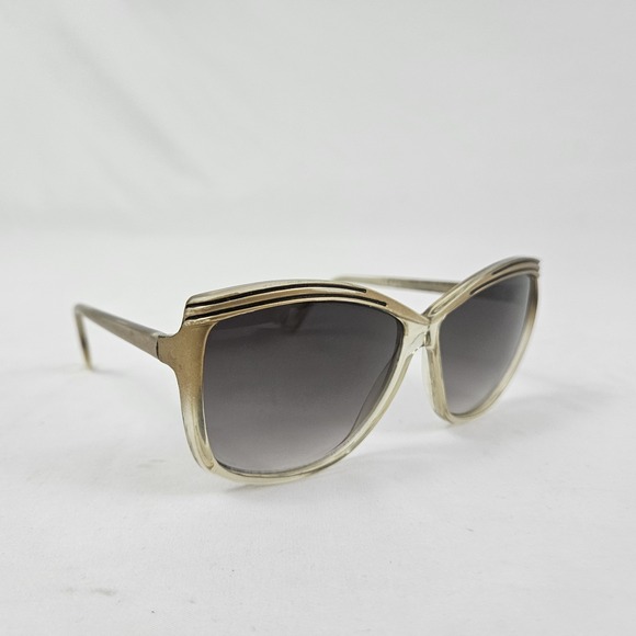 Cool-Ray Accessories - Cool Ray Sunglasses Oversized Clear Gold Butterfly Retro 1980's Vintage